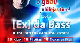 [Ex] da Bass radio šovs “Party Service” dosies Latvijas klubu tūrē!